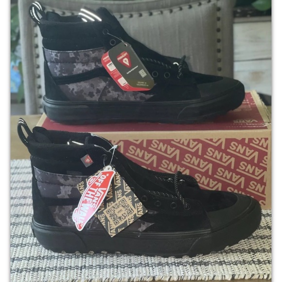 Vans Other - New Vans Sk8 Hi Mte 2 Black Camo Camouflage Sneakers